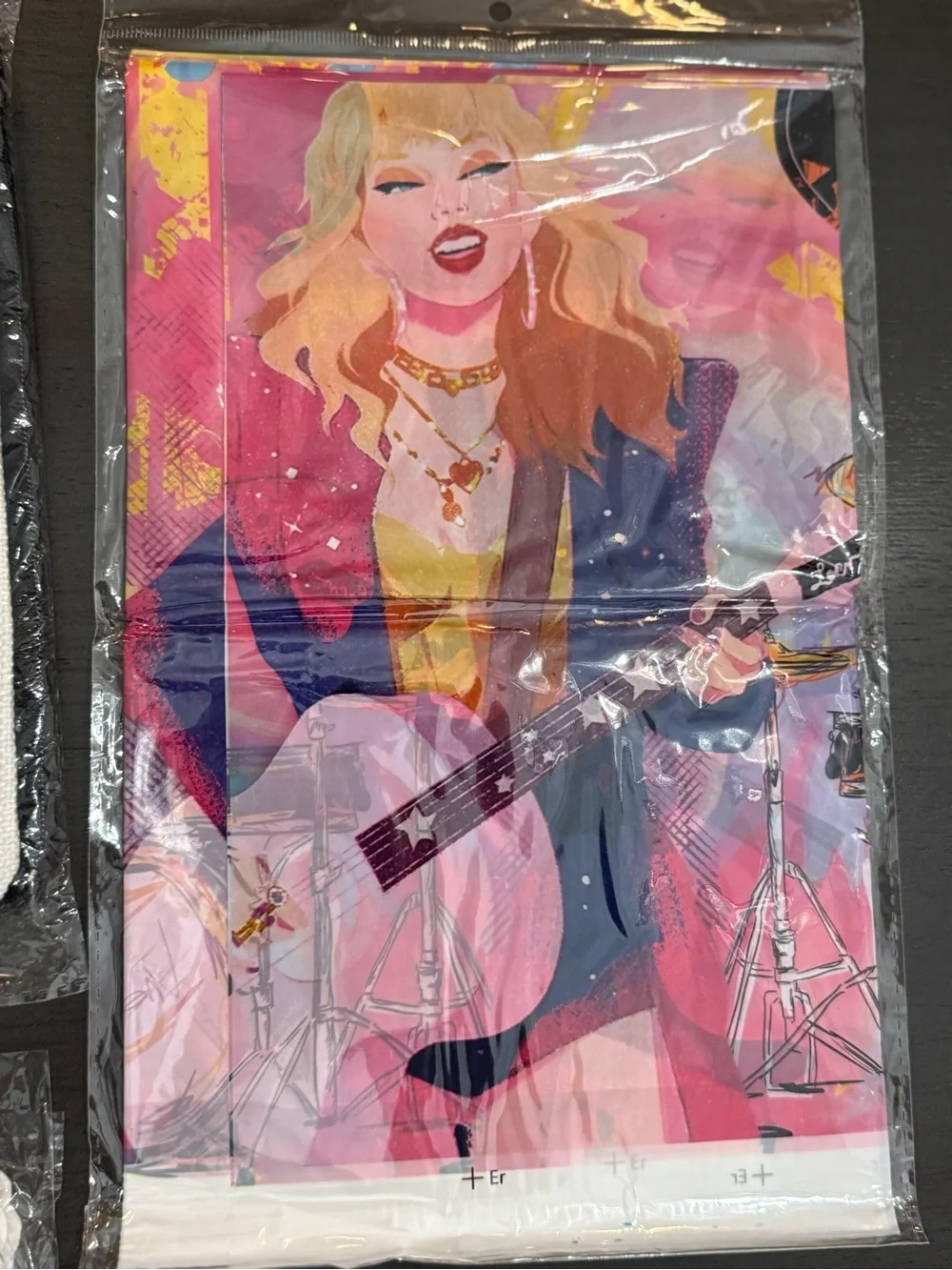 Taylor Swift Happy Birthday Party Supplies Decorations- Pink, Yellow, Red